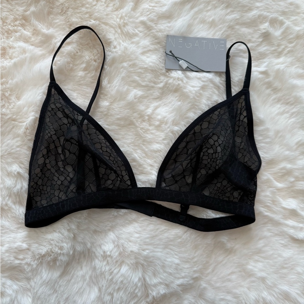 Negative Underwear Black Lace Bralette